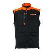 画像1: 【50％OFF】KENNY RACING　BODYWARMER +  :BLACK NEON ORANGE (1)