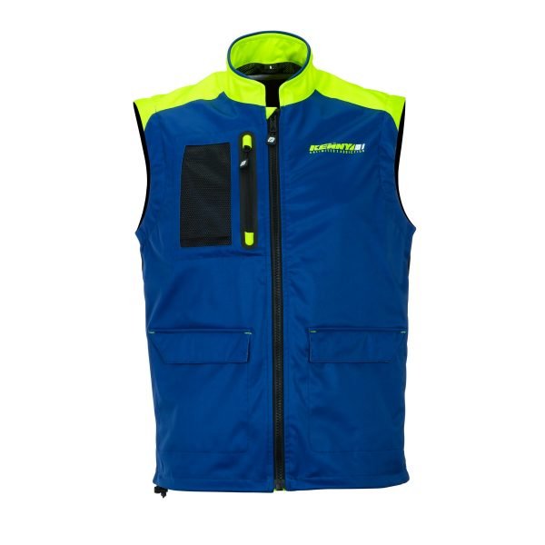 画像1: 【50％OFF】KENNY RACING　BODYWARMER + :NAVY NEON YELLOW (1)