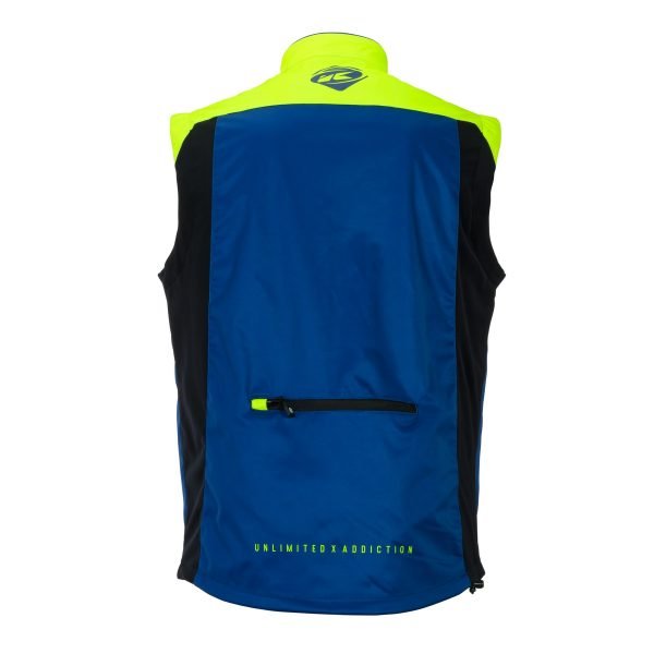 画像2: 【50%OFF】KENNY RACING BODYWARMER + :NAVY NEON YELLOW (2)