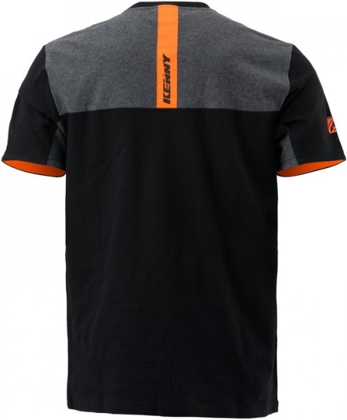 画像2: RACING T-SHIRT : BLACK NEON ORANGE (2)