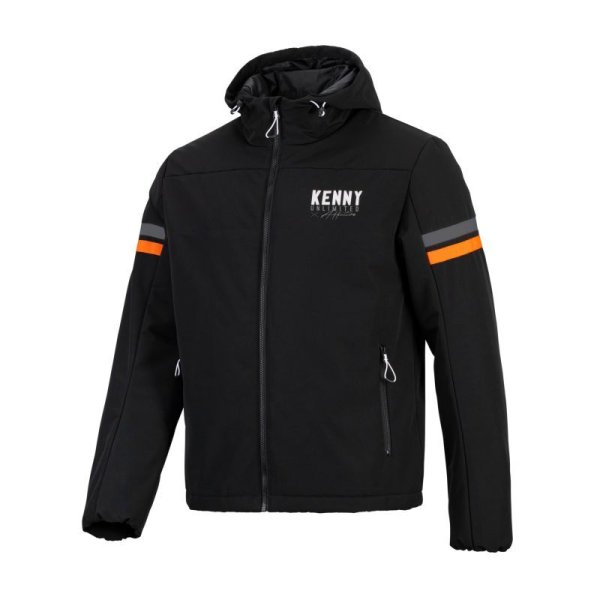 画像1: 【K22】BLACK LINE ZIPPED JACKET (1)