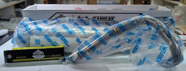 画像1: ノリフミマフラー WHOOPS STAINLESS KLX230/230R/230SM (1)