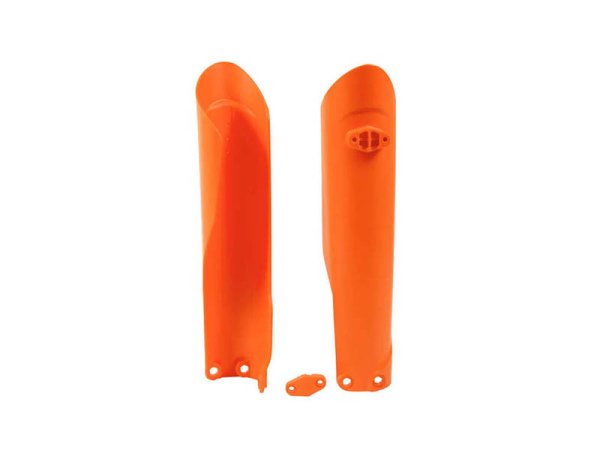 画像1: 在庫限り特価 RTECH フォークプロテクターセット オレンジ KTM (1)