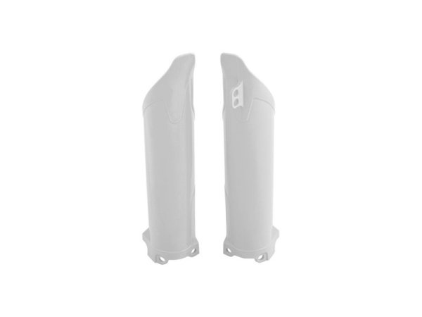 画像1: 在庫限り特価 RTECH フォークプロテクターセット ホワイト KAWASAKI  KX250F 450F (1)