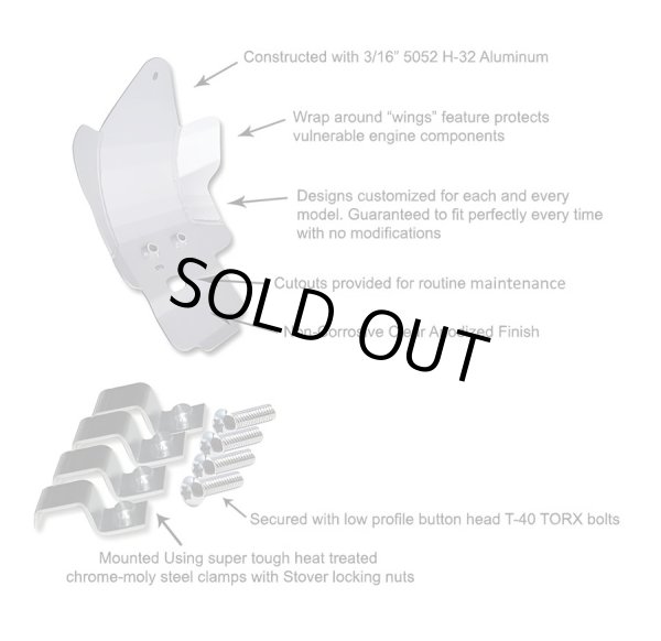 画像2: Ricochet KLX140スキッドプレート (2)