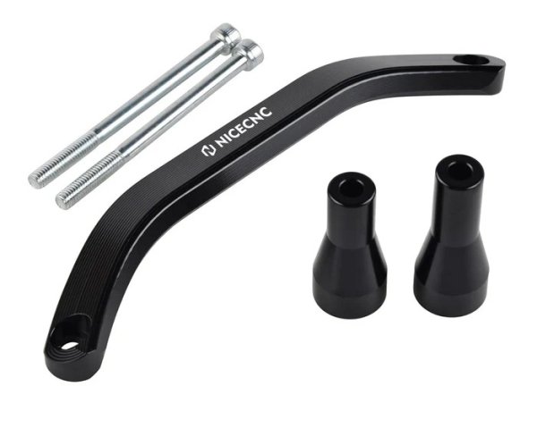 画像1: NiceCNC アルミニウムリアグラブハンドル ブラック KTM/ハスク/GASGAS (1)