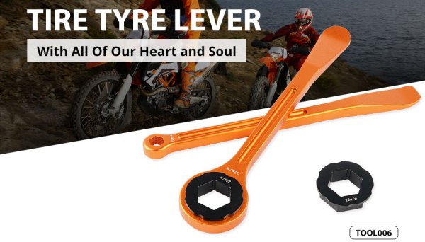 画像1: NiceCNC タイヤレバーツールレンチ (1)