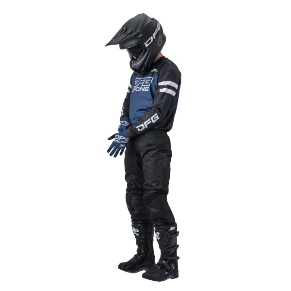 画像7: 【DFG】ジャージ ソリッド  ブラック&ネイビー 【10%off】 (7)