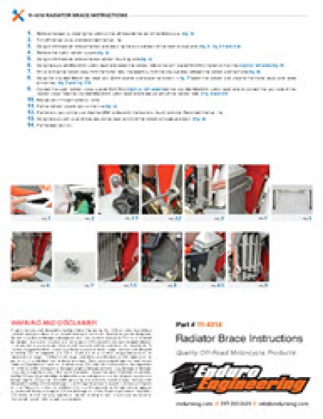 画像5: EE ラジエターブレース【BETA(18-19)125/200RR用】 (5)