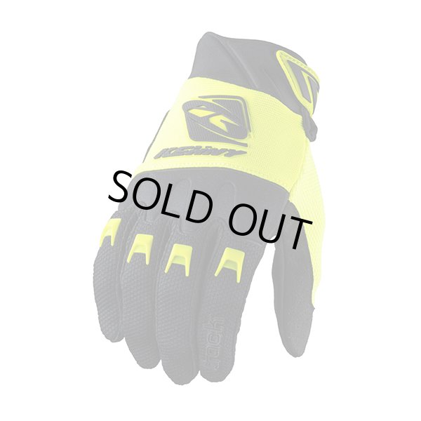 画像1: 【K22】 グローブ TRACK / BLACK NEON YELLOW (1)