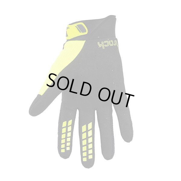 画像2: 【K22】 グローブ TRACK / BLACK NEON YELLOW (2)