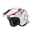 画像1: 【K22】ヘルメット  TRIAL AIR  /  RED WHITE (1)
