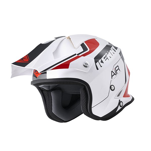 画像1: 【K22】ヘルメット  TRIAL AIR  /  RED WHITE (1)