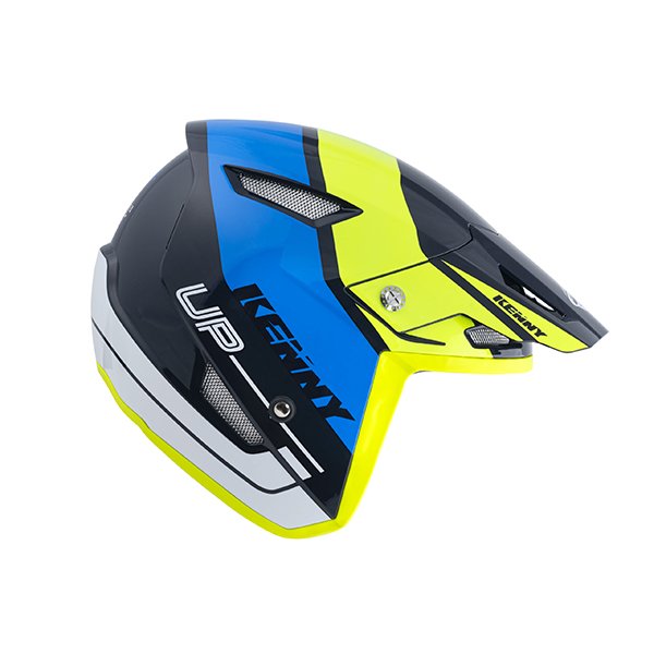 画像2: 【K22】ヘルメット  TRIAL UP   /  GRAPHIC BLUE NEON YELLOW (2)