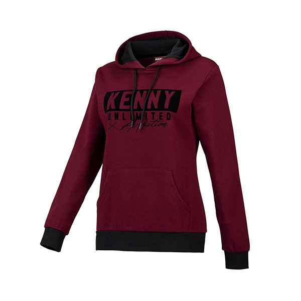 画像1: 【50％OFF】KENNY RACING　レディース WOMAN HOODY : LABEL BURGUNDY (1)