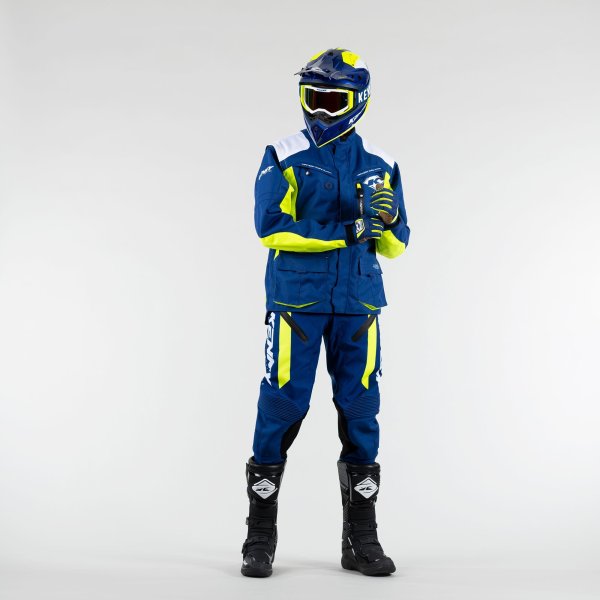 画像8: 【K23】 ジャケット TITANIUM / NAVY NEON YELLOW (8)