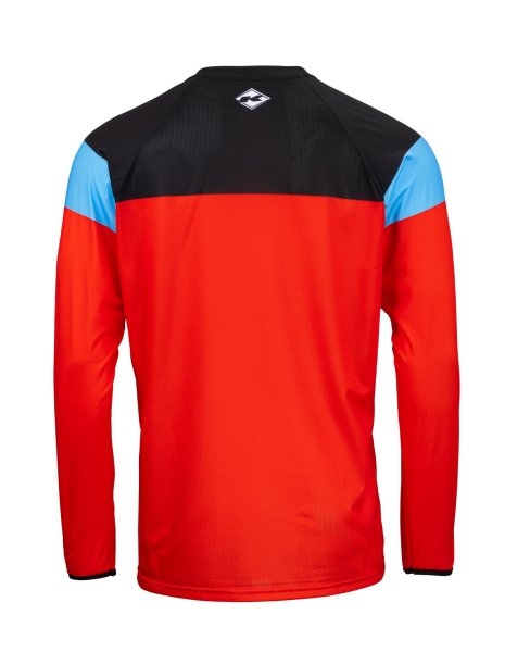 画像2: 【K23】ジャージ TITANIUM / RED BLACK (2)