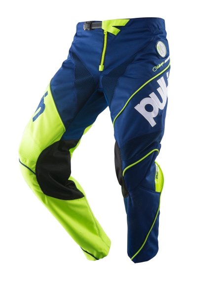 画像1: 【50％OFF】PULL-IN 　パンツ　CHALLENGER RACE PANTS / NAVY LIME (1)