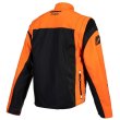 画像2: 【50％OFF】KENNY RACING　ジャケット　TRACK : BLACK NEON ORANGE (2)