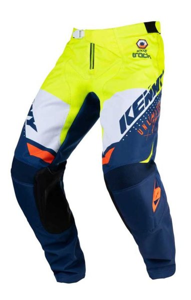 画像1: 【50％OFF】KENNY RACING　パンツ　TRACK FOCUS : NAVY NEON YELLOW (1)