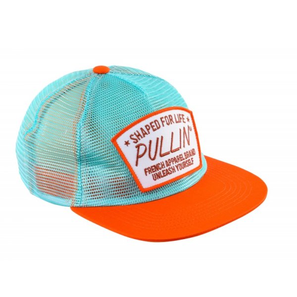 画像1: 【50％OFF】Pull-In　カジュアル　FISHER CAP / AQUA (1)