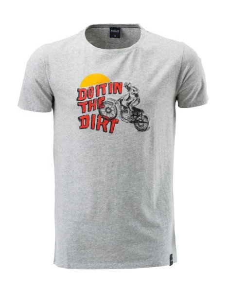 画像1: 【50％OFF】Pull-In　カジュアル　TEE SHIRT / DIRT HEATHER GREY (1)