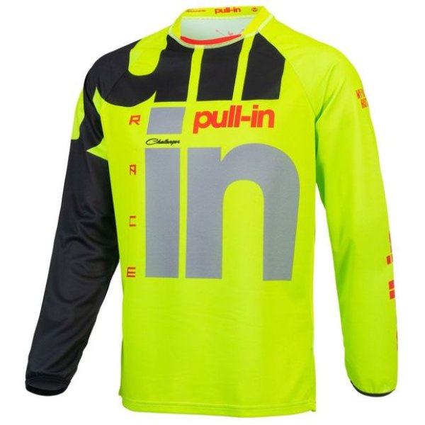 画像1: 【50％OFF】Pull-In　ジャージCHALLENGER RACE JERSEY / LIME (1)