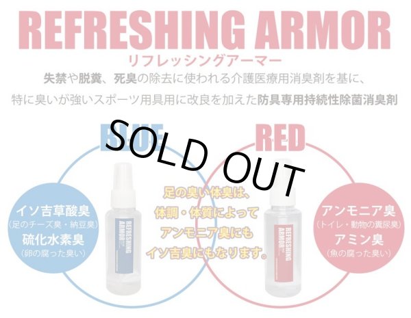 画像7: 【防具専用持続性除菌消臭剤】リフレッシングアーマーBLUE (7)