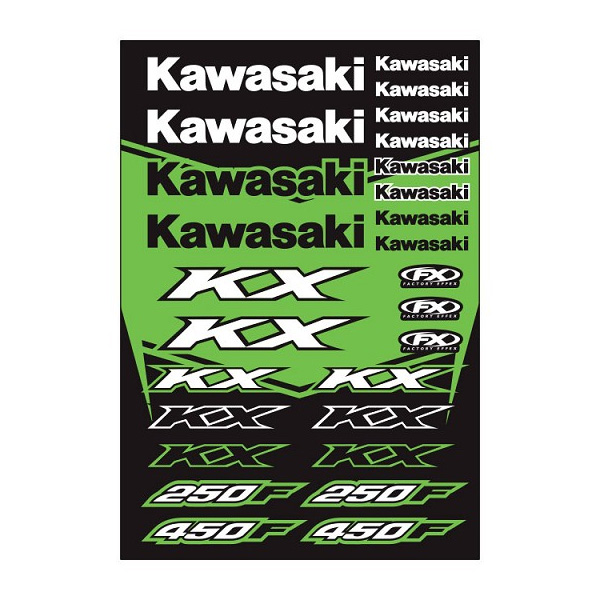 Fx Kawasaki Oemステッカーシート オフロード専門店 ビバーク大阪